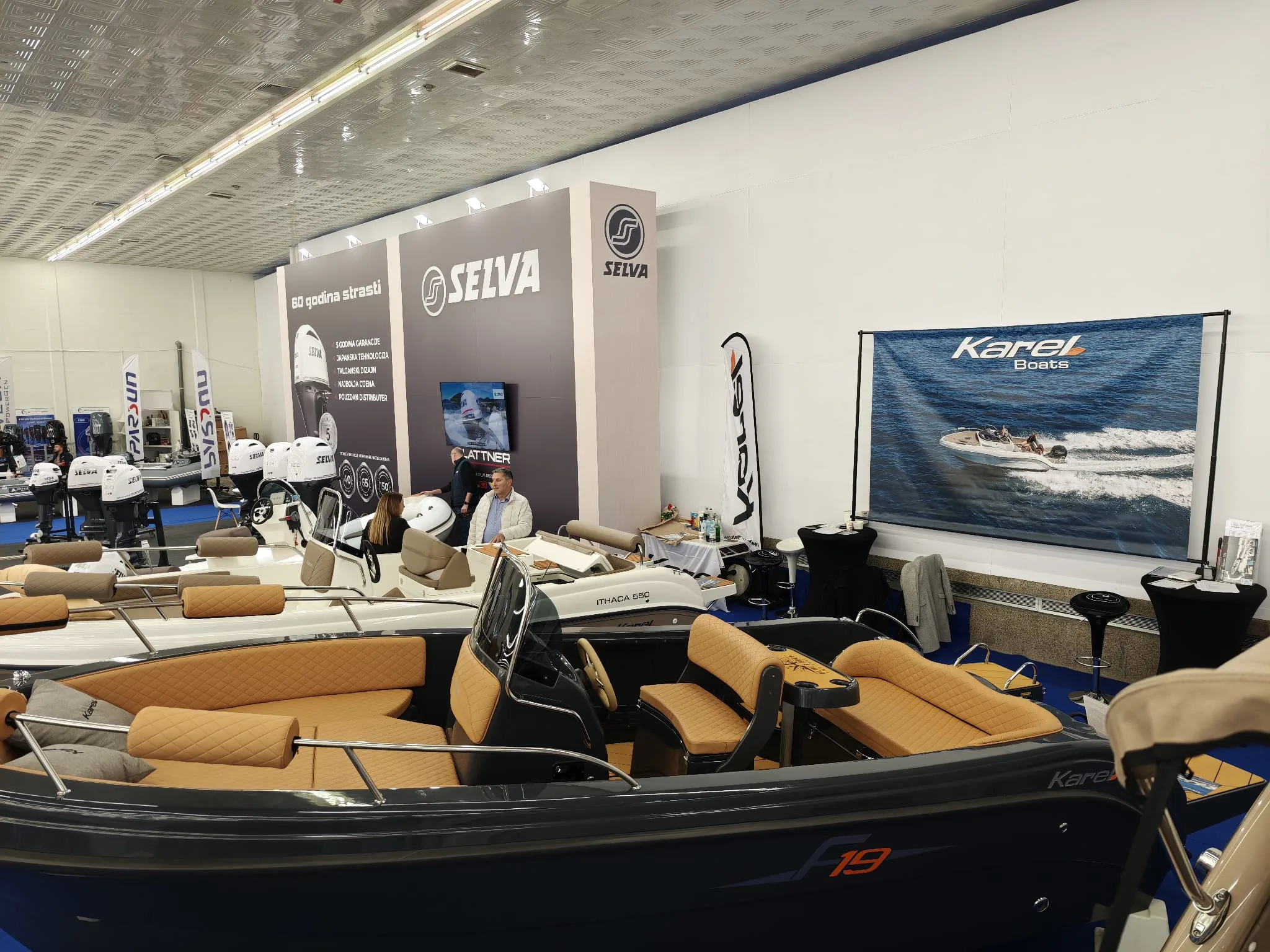 Karel Boats izložbeni prostor na Zagreb Boat Showu